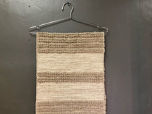 Load image into Gallery viewer, Product shot of taupe table runner-hand woven 14x72
